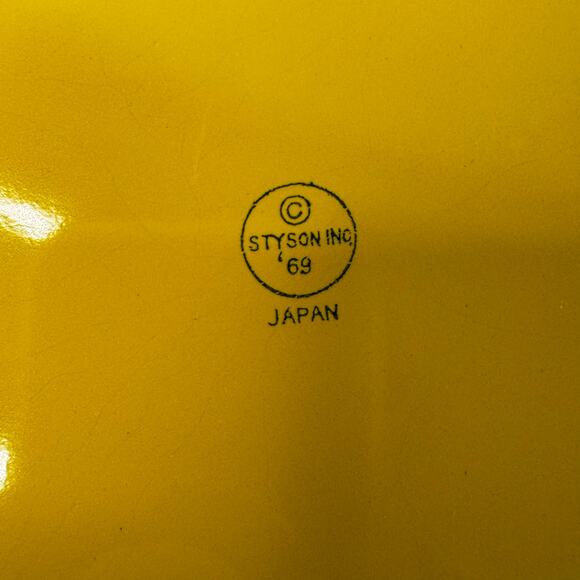 Vintage Styson Inc. Plates MCM Picnic Camping Metal Enamelware- Set 4 - Picture 4 of 10